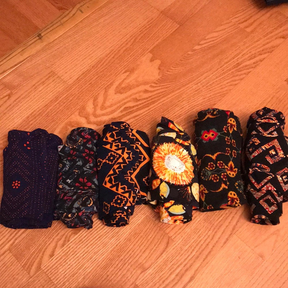 Lularoe Leggings Lot one size fun prints
